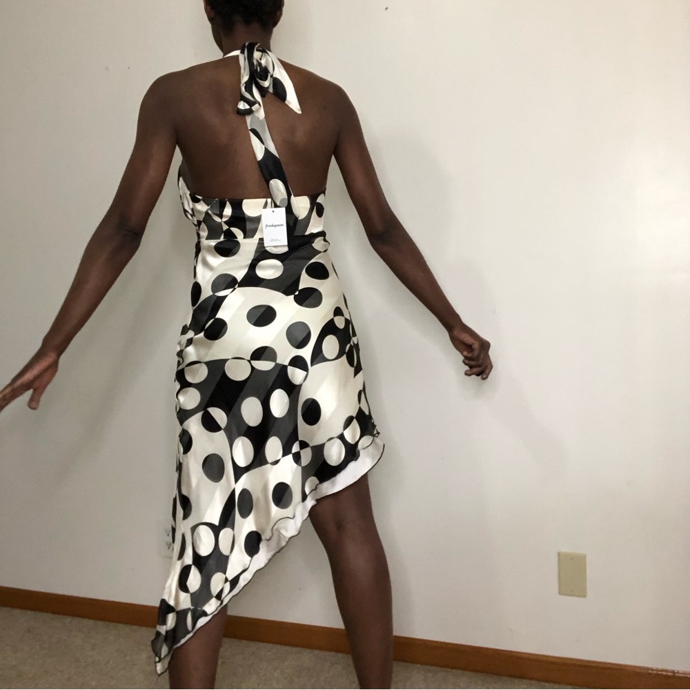 Ginger & Java | Silk Optical Dots Asymmetric Halt… - image 5